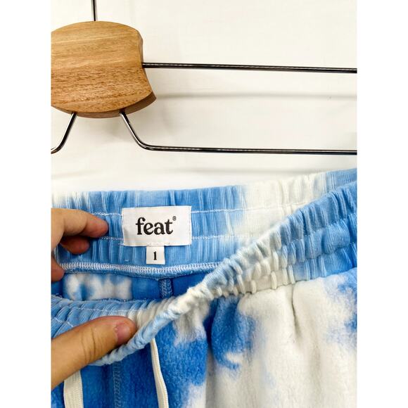 feat fleece tie dye jogger sweatpants - Picture 2 of 3
